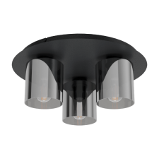 EGLO GOROSIBA1 MENNYEZETI LÁMPA E27 3X40W FEKETE/ÜVEG világítás