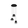 EGLO LED lámpa , függeszték , mennyezeti , 3xE27 foglalat , fekete , EGLO , AGUILARES , 900196