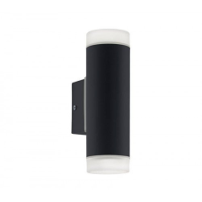 EGLO LED lámpatest , oldalfali , GU10 , 2x5W , természetes fehér , 2 irányú , fekete , kültéri... kültéri világítás