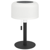 EGLO Magyarország Kft. Kültéri napelemes asztali LED lámpa, RGBW, 25 cm - Montapalma Eglo 75887, újratölthető, állítható fényerősség, húzókapcsolós, 2,2 W, 3000 K +RGB, 190 lm