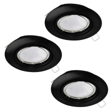 EGLO Peneto 900752 fix, süllyesztett lámpa szett, 3x4,6W GU10 világítás