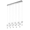 EGLO PIANOPOLI LED krist.függ 10x2,5W 10x87cm