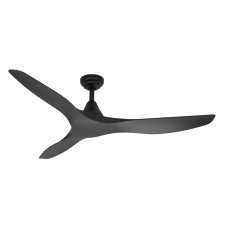 EGLO PORTSEA fekete fényforrás nélküli mennyezeti ventilátor (EG-35109) IP20 ventilátor