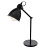 EGLO PRIDDY fekete asztali lámpa (EG-49469) E27 1 izzós