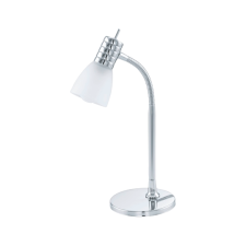 EGLO PRINCE ASZTALI LEDLÁMPA E14 1X3W KRÓM/FEHÉR világítás