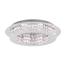 EGLO PRINCIPE LED kristály króm mennyezeti lámpa 700 mm 14x3,15W világítás