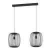 EGLO Rinroe fekete függesztett lámpa (EG-43966) E27 2 izzós IP20
