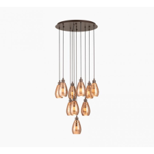 EGLO SIRACUSA barna rézszínű függeszték E27 10x60W 615 mm világítás