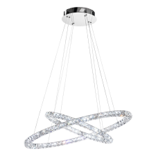 EGLO Toneria króm-átlátszó LED függesztett lámpa (EGL-93946) LED 1 izzós IP20 világítás