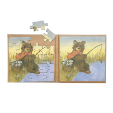 EGMONT TOYS 2 db mágneses kirakós készlet Teddy Bear, Egmont Toys puzzle, kirakós
