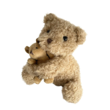 EGMONT TOYS Eustache medve kölyökkel, játék plusz, Egmont Toys plüssfigura