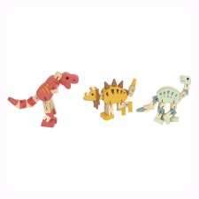 EGMONT TOYS Rugalmas, fából készült oktatójáték Dinoszaurusz, Egmont játékok játékfigura