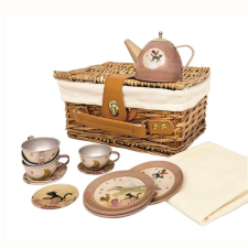 EGMONT TOYS , Teáskészlet piknikkosárban, Brémai zenészek, 15 db konyhakészlet