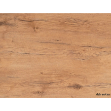 Egoa Modern Kerek Dohányzóasztal Laminált Tölgy-Fekete bútor
