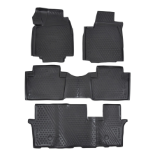 EgriAuto Egri Auto Premium 3D gumiszőnyeg patenttal Honda Pilot 2008-2012/2012-2016 autószőnyeg