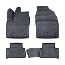 EgriAuto Egri Auto Premium 3D gumiszőnyeg patenttal Toyota C- HR 2023- 4 db autószőnyeg