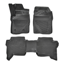 EgriAuto Egri Auto Premium 3D gumiszőnyeg patenttal Volkswagen Amarok 2023- autószőnyeg