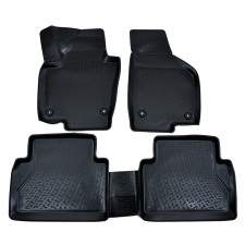 EgriAuto Egri Auto Premium 3D gumiszőnyeg patenttal Volkswagen Sharan II 2010- autószőnyeg