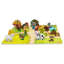 egyéb 2 az 1-ben farmos 3D puzzle puzzle, kirakós