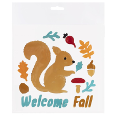 egyéb Ablakzselé szett - Mókus és Welcome Fall felirat (312749) tapéta, díszléc és más dekoráció