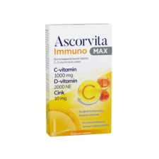 egyéb Ascorvita Immuno Max bevont tabletta 30db vitamin és táplálékkiegészítő