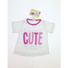 egyéb Baba Póló - Feliratos #fehér-rózsaszín babapóló, ing