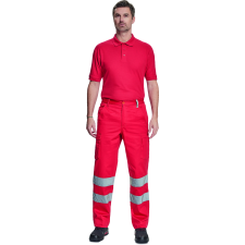 egyéb BANAR galléros póló (piros, XL) munkaruha