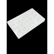 egyéb Csokoládé bonbon forma, polikarbonát, félgömb, 17×27cm, 24db sütés és főzés