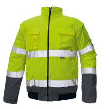 egyéb Dzseki Clovelly Hi-Vis pilóta, sárga/sötétkék, XL munkaruha