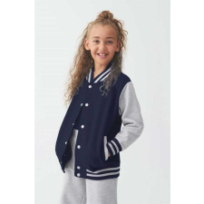egyéb Dzseki Just Hoods gyerek, sapphire blue/heather grey, 5/6 gyerek kabát, dzseki