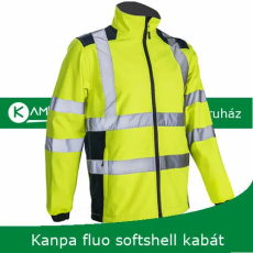 egyéb Dzseki Kanpa Hi-Viz softshell sárga 4XL