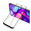 egyéb eb61881 Samsung Galaxy S21 FE Full Glue Ceramic hajlított edzett üveg kijelzővédő üvegfólia fekete kerettel (61881)