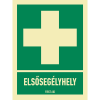 egyéb ELSŐSEGÉLYHELY, Utánvilágító PVC, 150x200