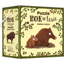 egyéb Emilia Dziubak Év az erdőben: Szülők és gyerekek- 20 darabos maxi puzzle (77331) puzzle, kirakós