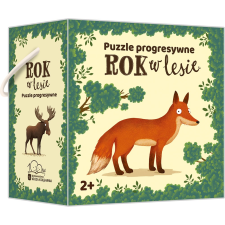 egyéb Emilia Dziubak Progresszív puzzle Év az erdőben - 20 darabos maxi puzzle (78369) puzzle, kirakós