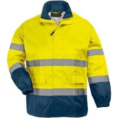egyéb Esőruha Hi-Viz Fluo PES/PU (esőkabát+esőnadrág) kék/sárga 2XL