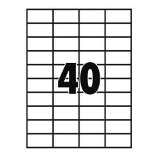 egyéb Etikett címke, 52,5x29,7mm, 100 lap, 40 címke/lap etikett