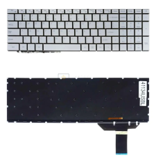 egyéb FEEDME F9 PRO gyári billentyűzet (US kiosztás, háttérvilágítással, ezüst) laptop alkatrész