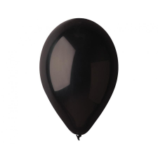 egyéb Fekete Black léggömb, lufi 10 db-os 10 inch (26 cm) party kellék