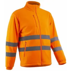 egyéb Felső Ritto cipzáros polár Hi-Viz narancs S