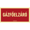 egyéb GÁZFŐELZÁRÓ, Utánvilágító PVC, 300x150