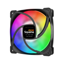 egyéb Geometric Future Squama 2501B 120mm PWM RGB Rendszerhűtő - Fekete hűtés