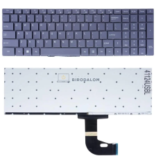 egyéb Gyári laptop billentyűzet (US kiosztás, háttérvilágítással, szürke, keret nélkül) laptop alkatrész