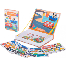 EGYÉB GYÁRTÓ Magnetic Book Puzzle - mágneses autós kirakós játék, Többszínű puzzle, kirakós