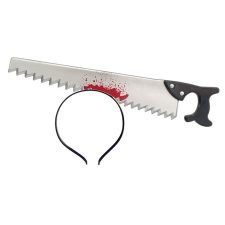 egyéb Halloween - véres kés a fejben jelmez