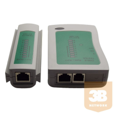 egyéb Hálózati UTP és telefonos kábel teszter, RJ-45, RJ-11 kábelekhez kábel és adapter