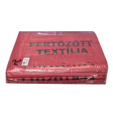 egyéb Hulladékgyűjtő zsák „Fertőzött textília” 400 + 2 x 180 x 1100 mm piros tisztító- és takarítószer, higiénia