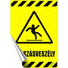 egyéb Információs matrica, 25x17,5 cm, "Csúszásveszély" információs címke