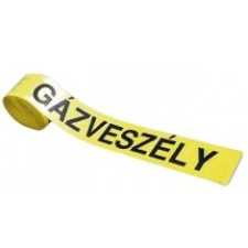 egyéb Jelzőszalag, gáz (10cm/200m) hűtés, fűtés szerelvény