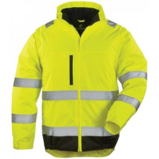 egyéb Kabát Hi-Viz PE 2:1 vízhatlan Oxford külső fekete/sárga L láthatósági ruházat